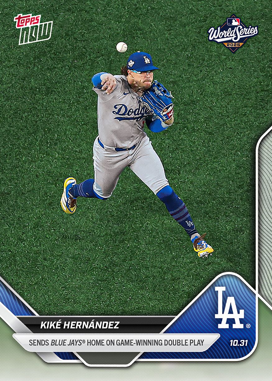 Kiké Hernández - 2025 MLB Topps NOW® - Card 918