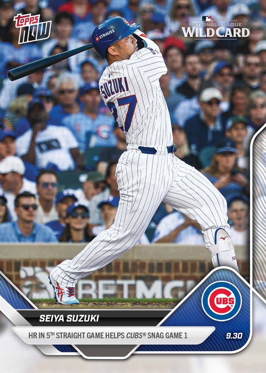 Seiya Suzuki - 2025 MLB Topps NOW® - Card 798 - PR: 1347