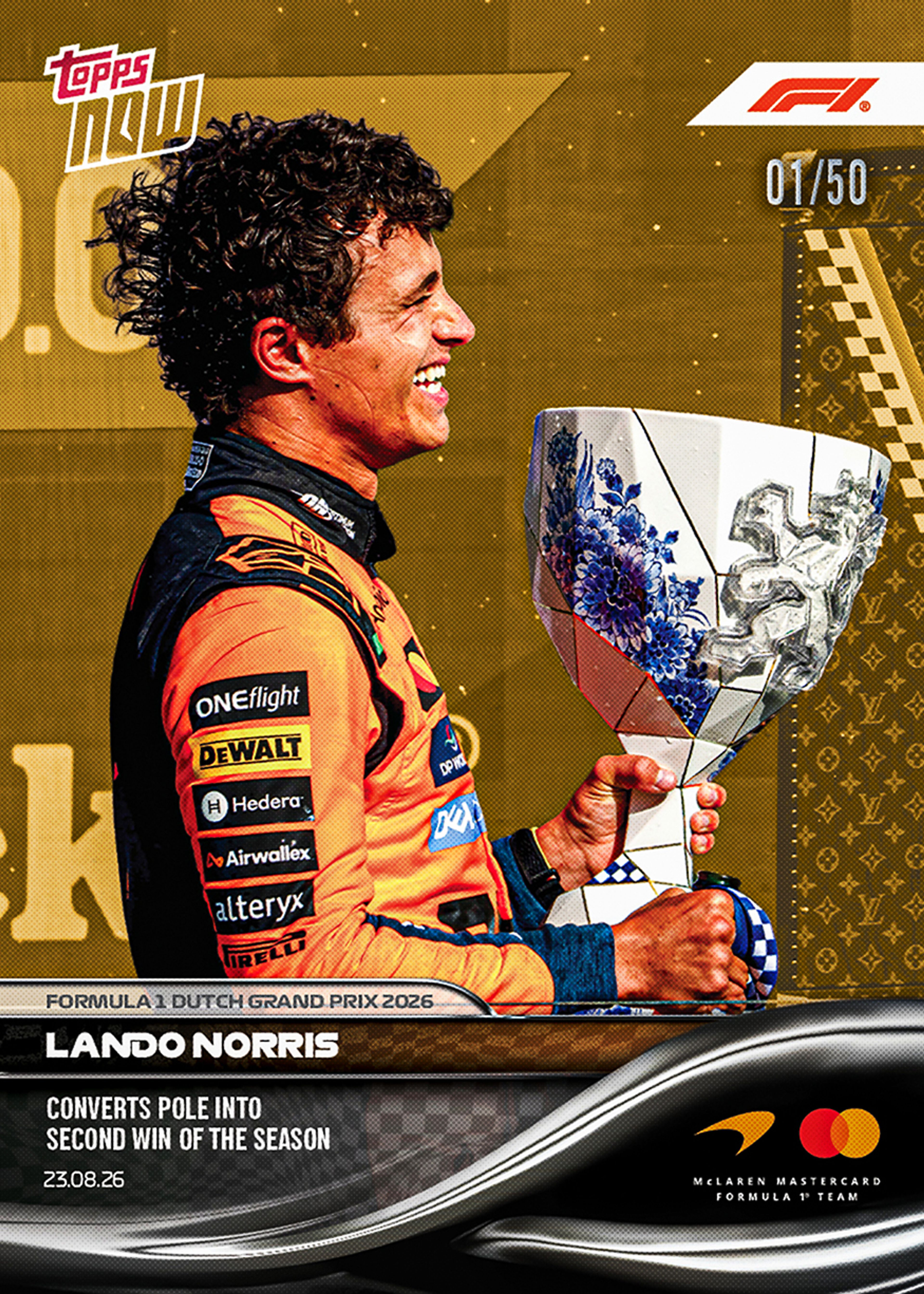 Lando Norris - 2026 Formula 1® Topps NOW® - Card 53