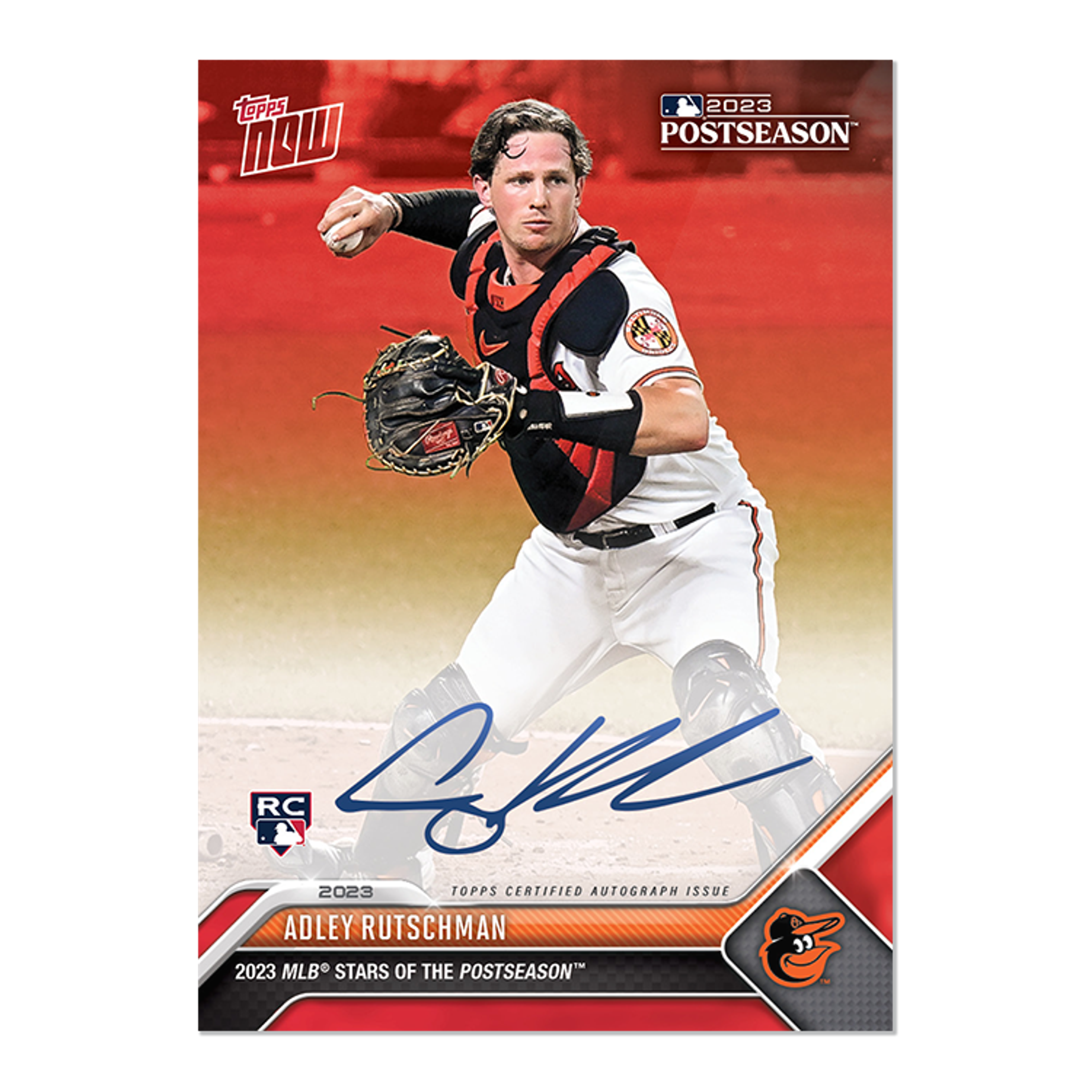 On-Card Autograph # to 25 or Lower - Adley Rutschman - 2023 MLB