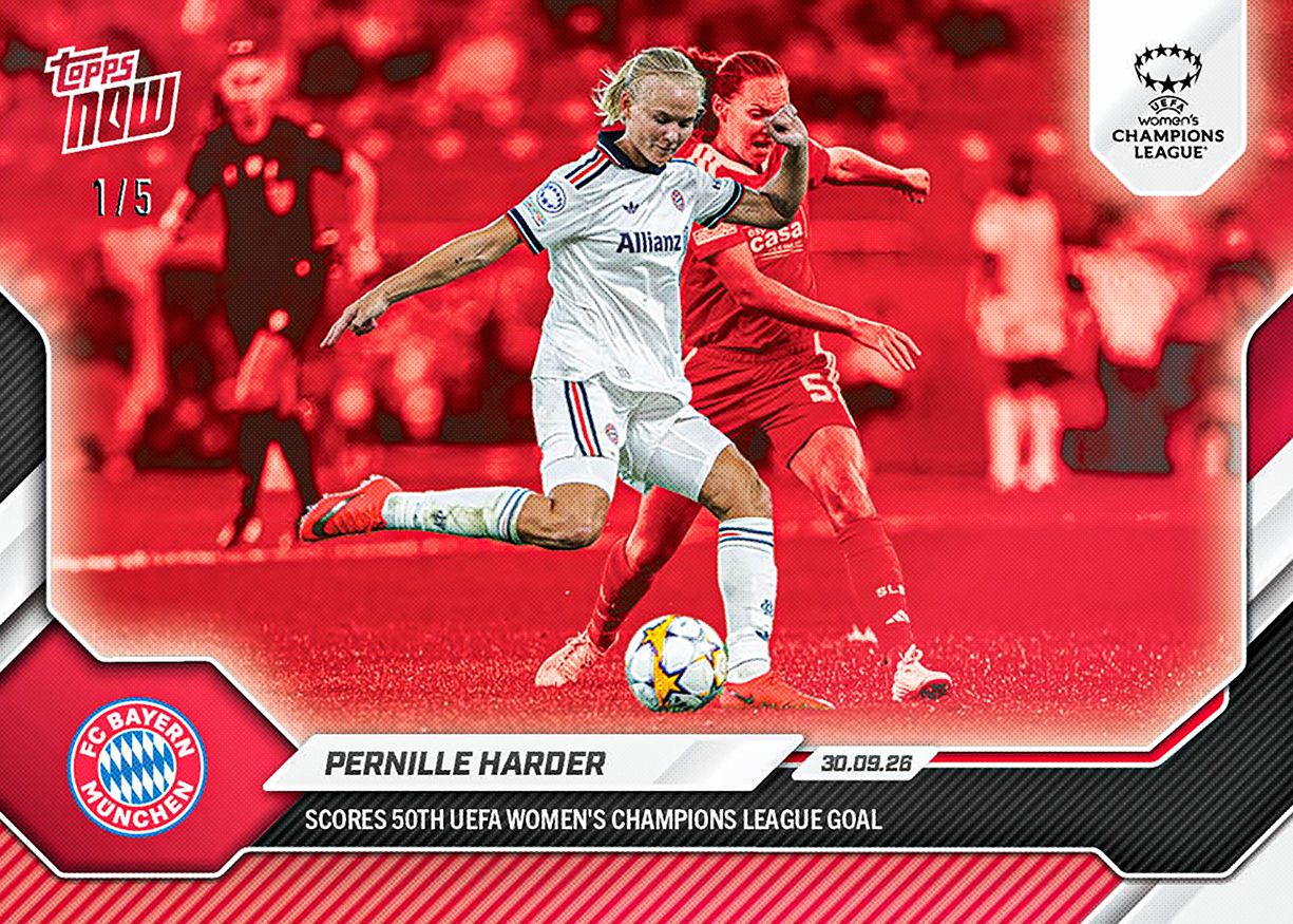 Pernille Harder - 2026-27 UWCL Topps NOW® - Card 6