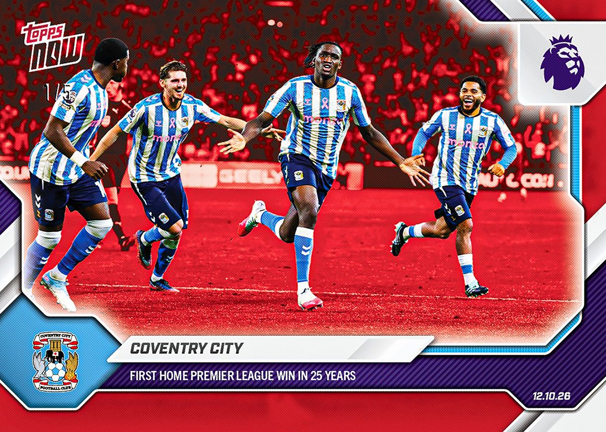 Coventry City - 2026-27 Premier League Topps NOW® - Card 44