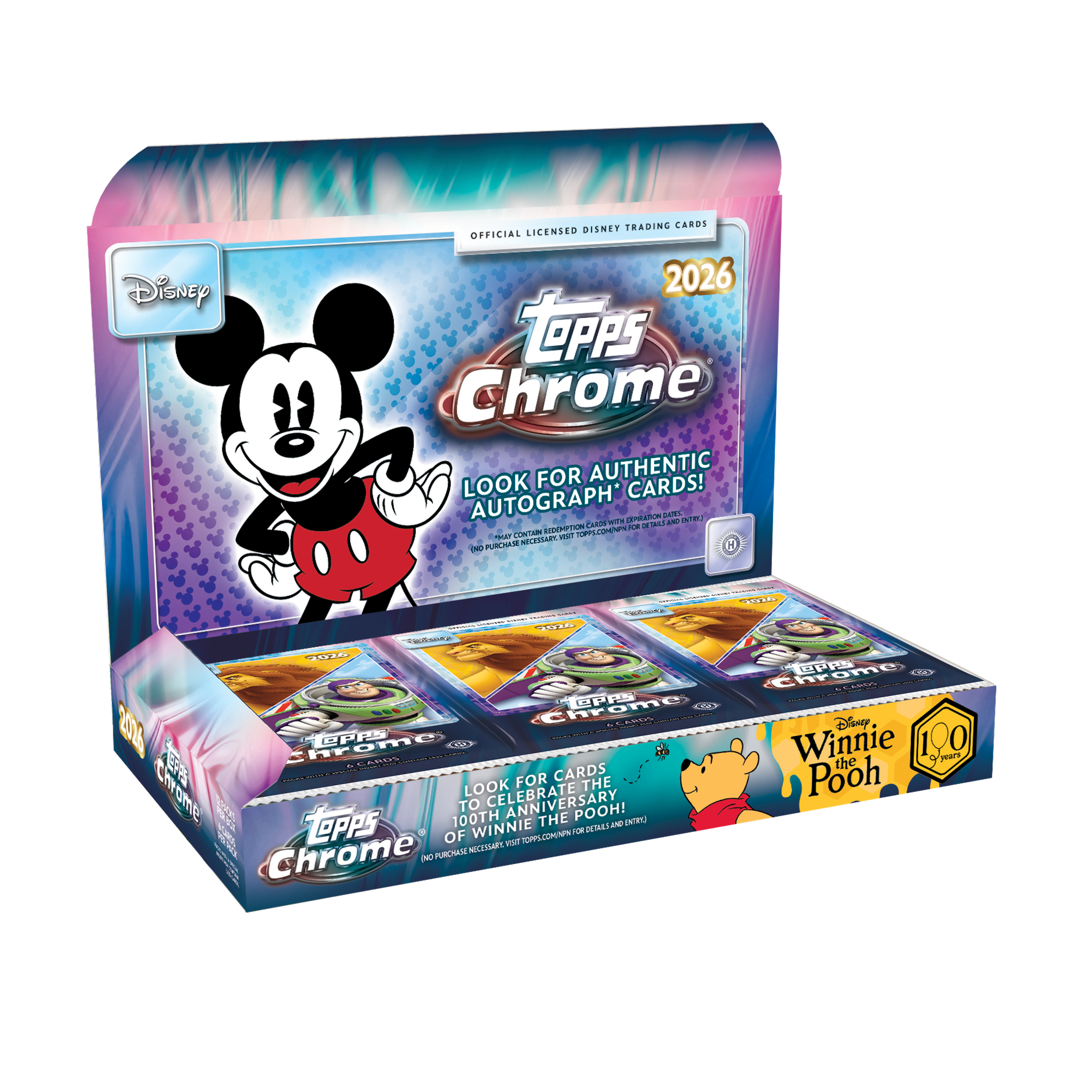 Hobby Box - Disney - Topps Chrome 2026 - 72 cards - IMPORTADO