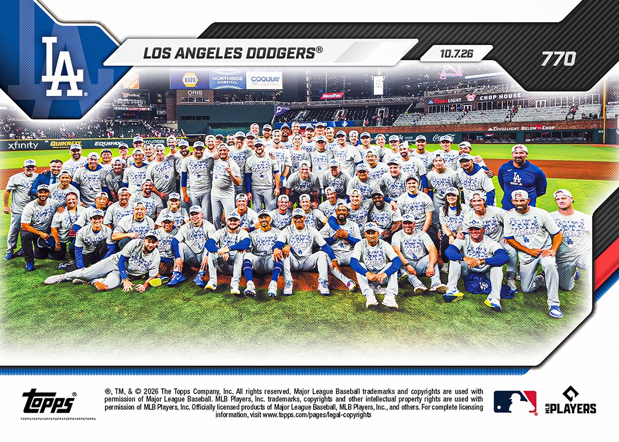 Los Angeles Dodgers - 2026 MLB Topps NOW® - Card 770