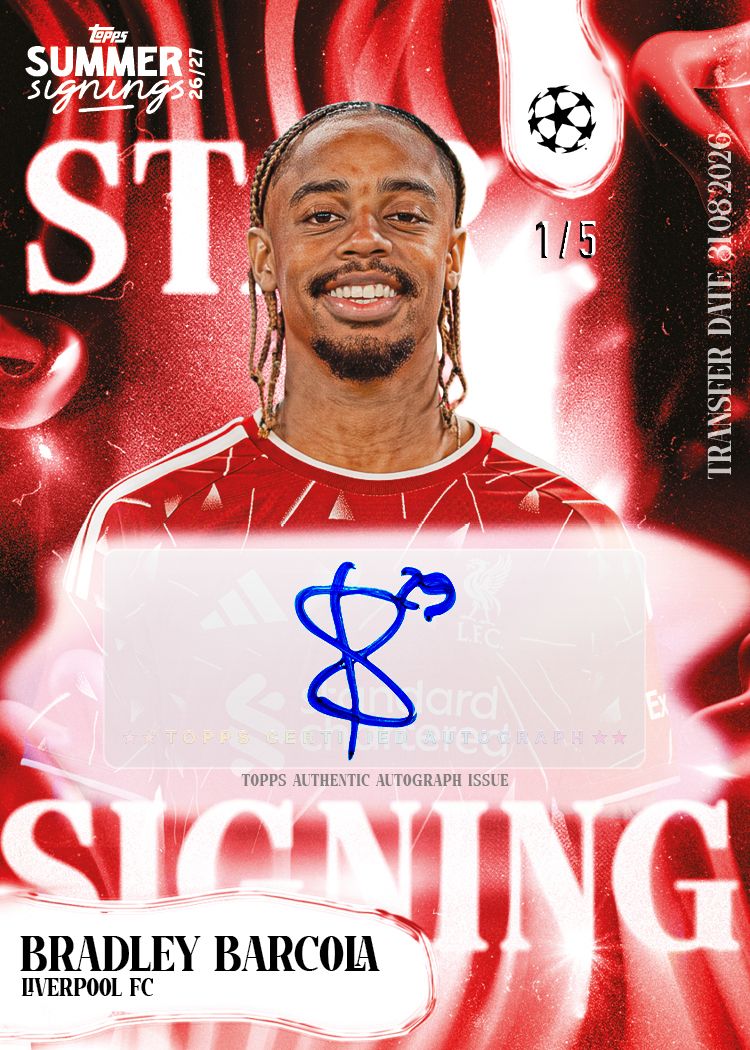 Topps UCC Summer Signings 2026/27