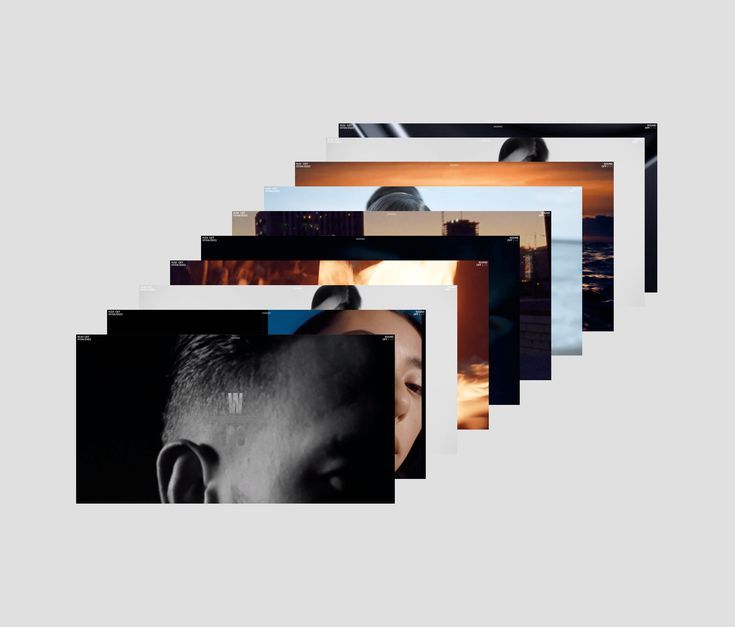 Images stacked on top of each other