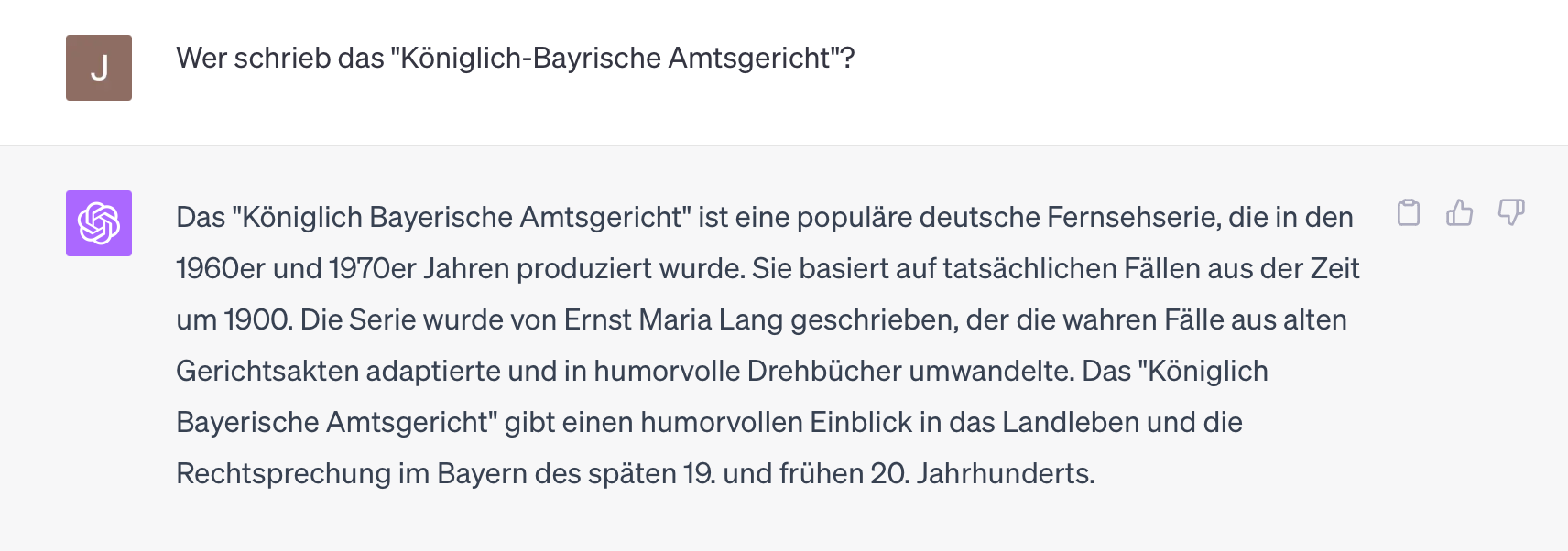 Amtsgericht, 1. attempt