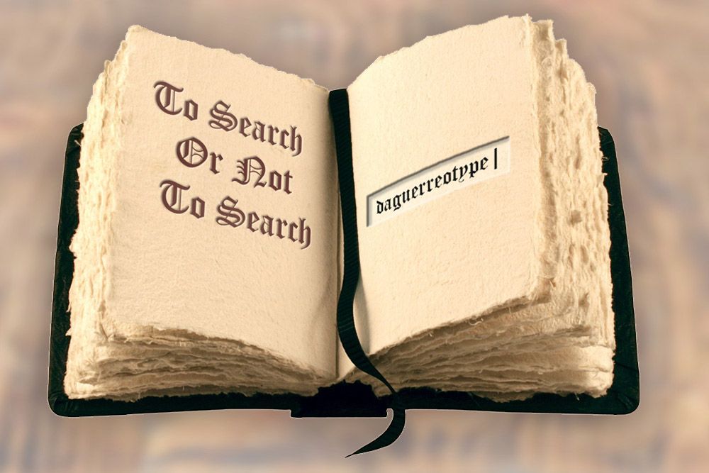Cover Image for To search or not to search