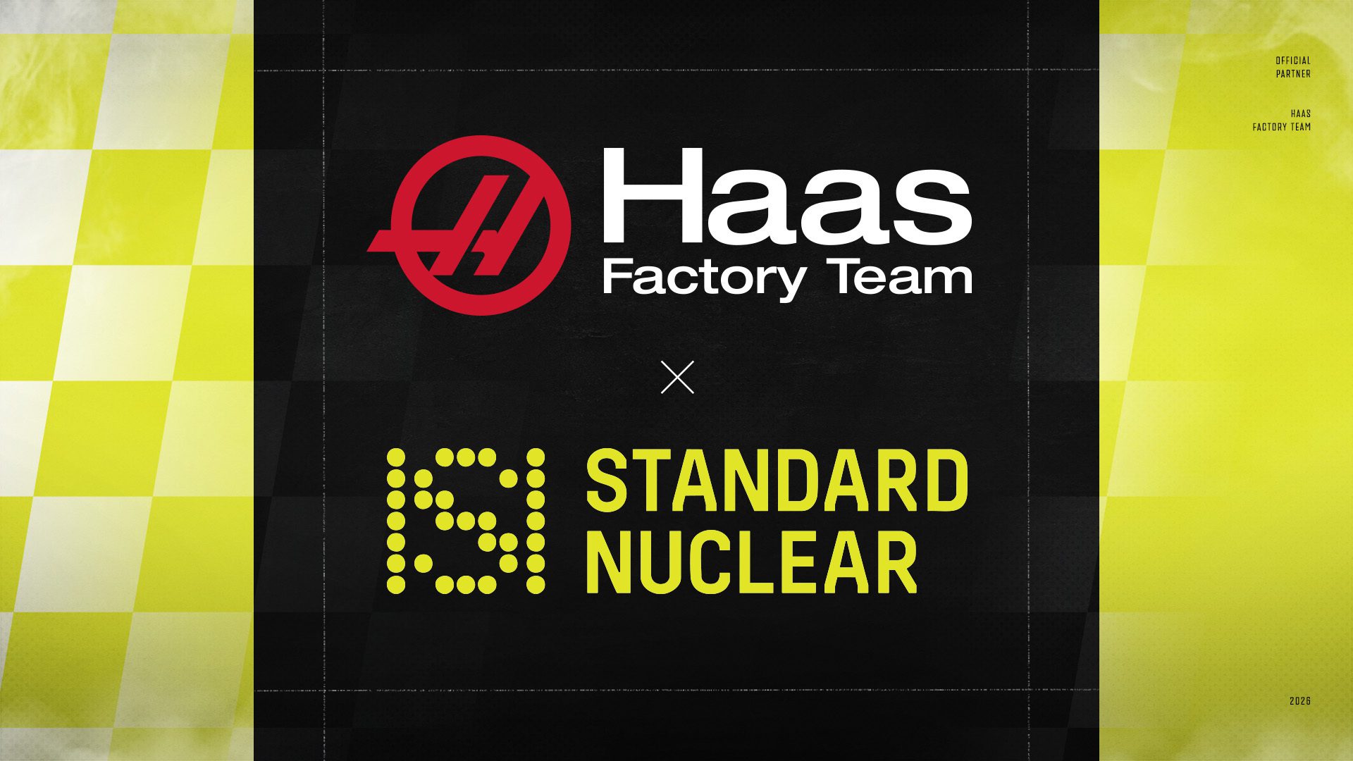 Haas Factory Team Partners with Standard Nuclear for the 2026 NASCAR Cup Series Season