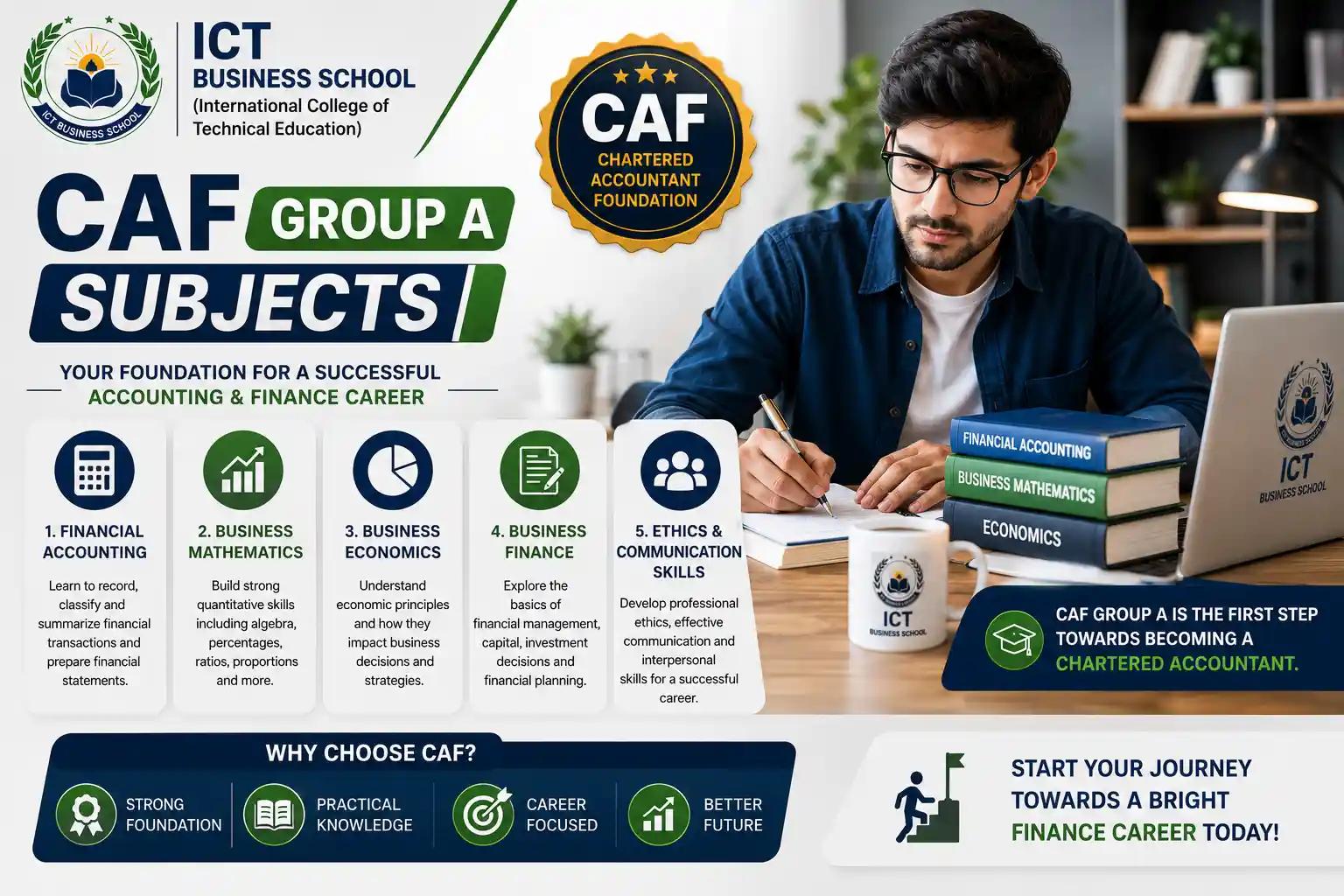 icap-caf-group-a-subjects-exam-structure-pakistan