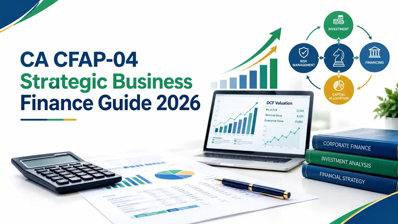 CA CFAP-04 Strategic Business Finance Guide 2026