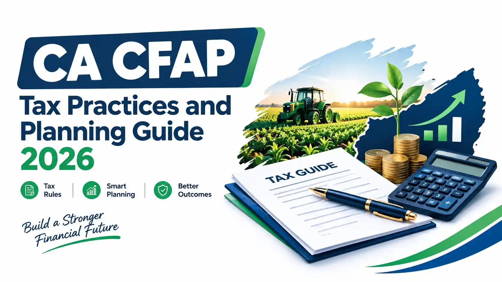 CA CFAP Tax Practices and Planning Guide 2026