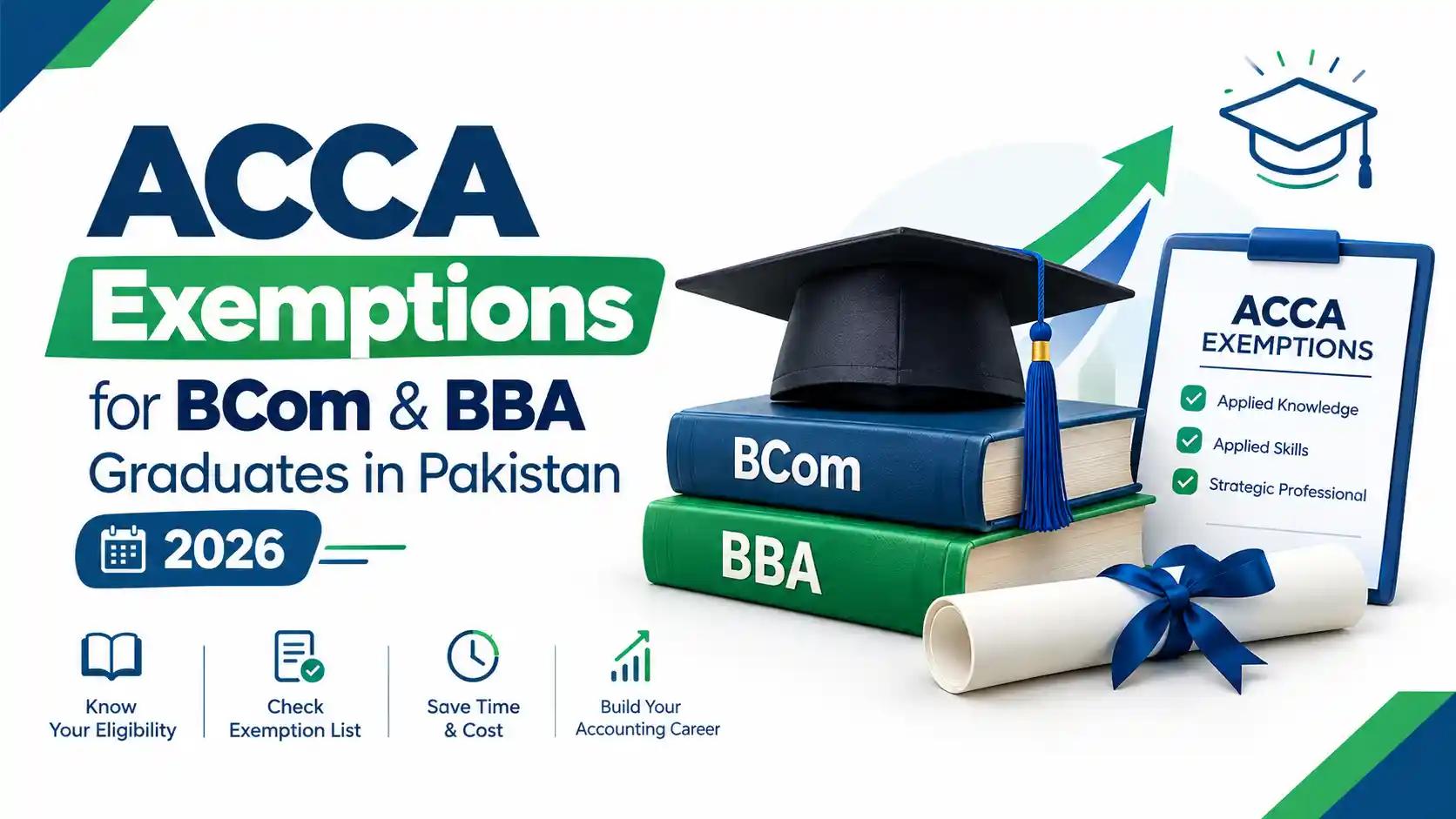 ACCA Exemptions for BCom & BBA Graduates in Pakistan 2026