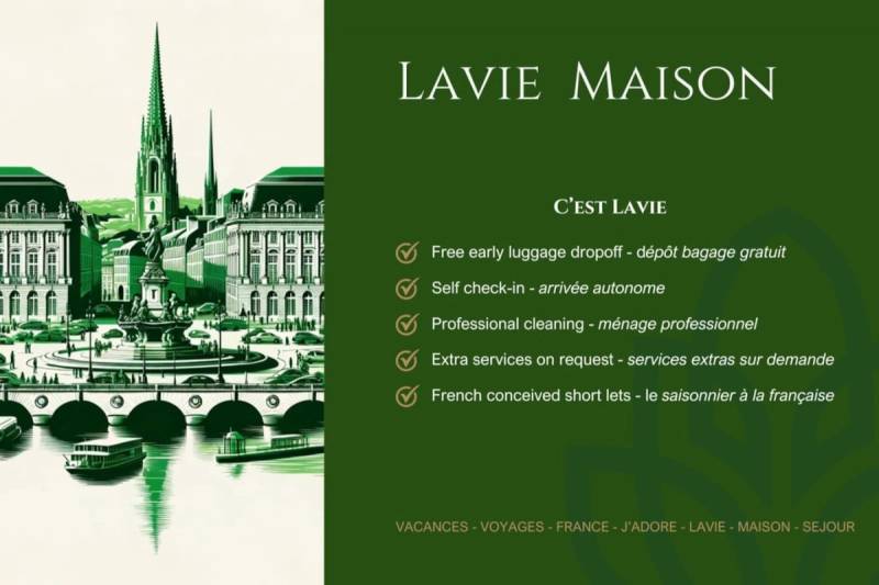 Lavie Maison: Equipped Studio, Chartrons