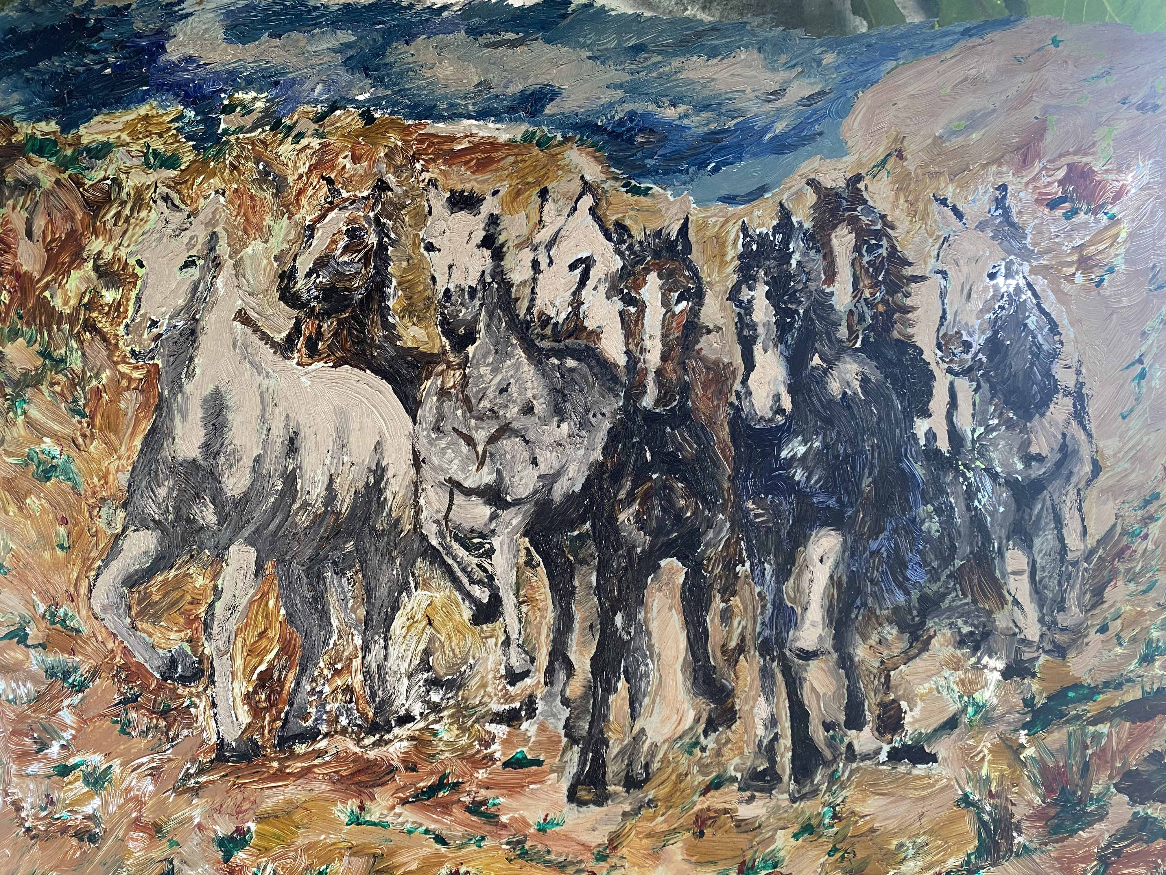 Horses landscape