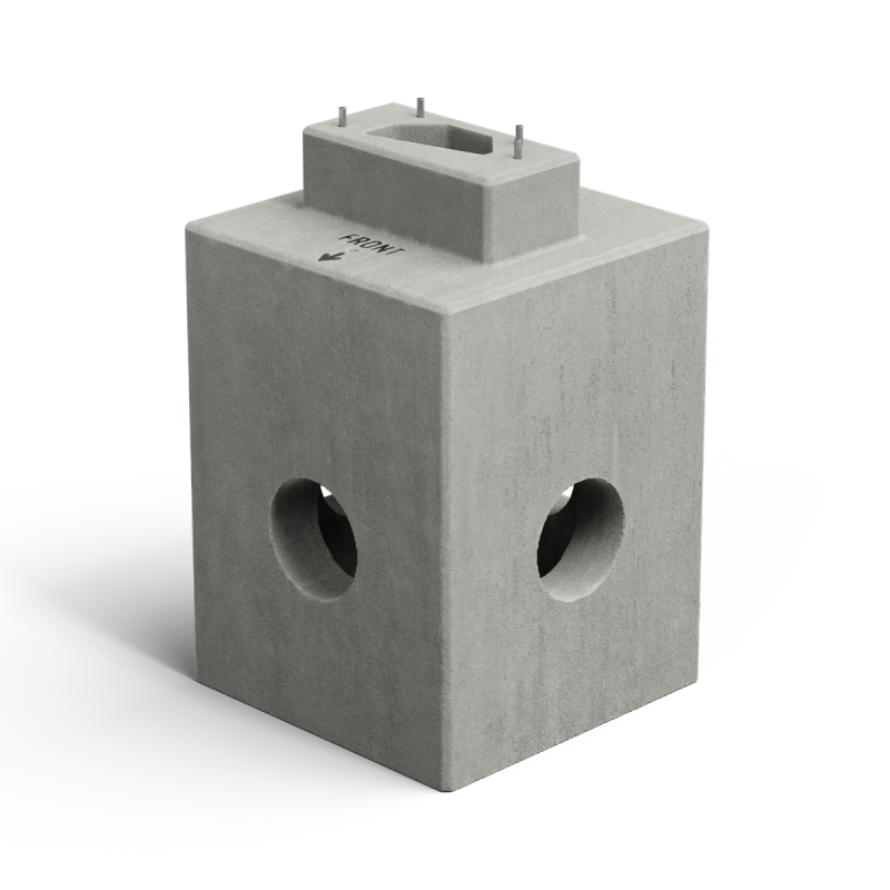 Alpitronic Betonfundament HYC50 — Produktansicht