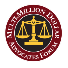 Multi-Million Dollar Advocates Forum award for personal injury lawyers
