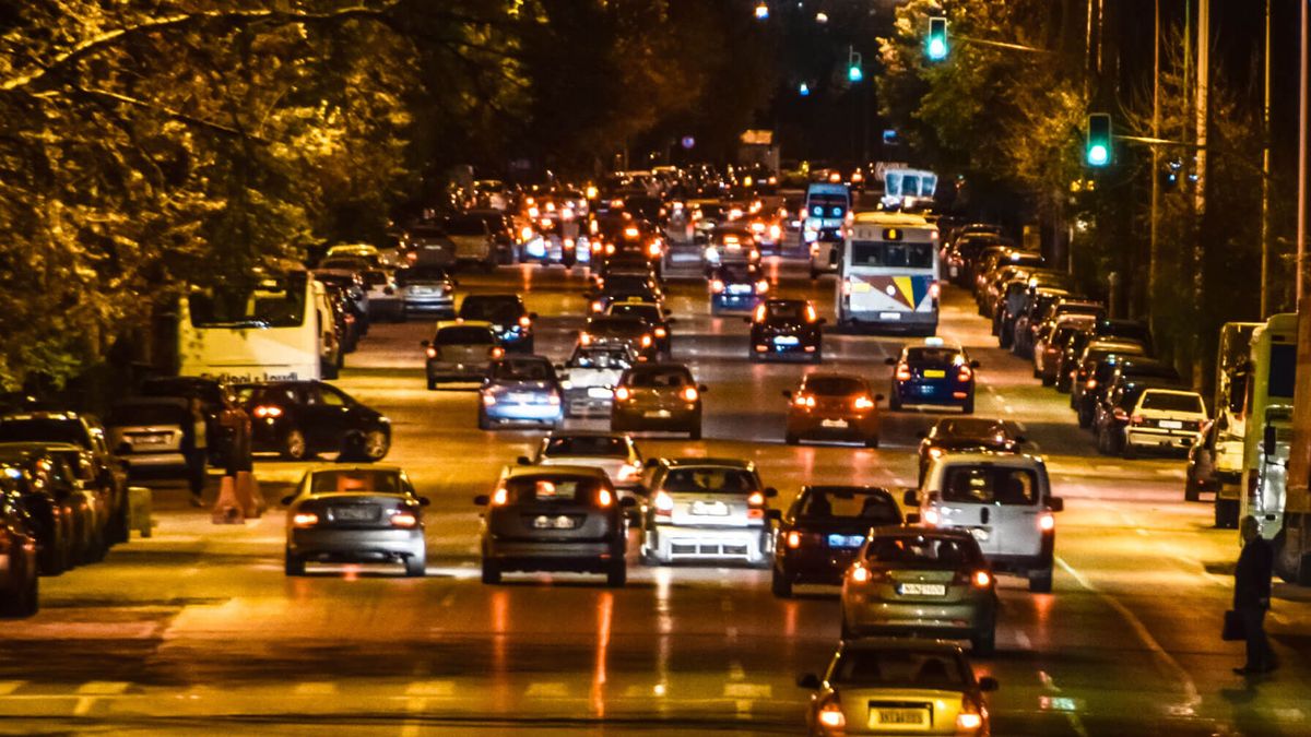 Bus Accident Busy Road