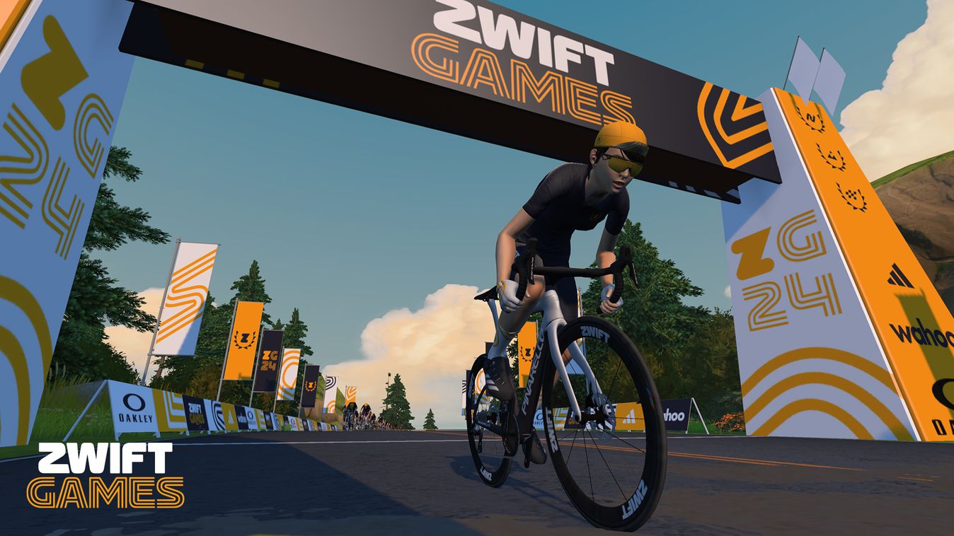 The Zwift Games saw elite competition alongside mass participation