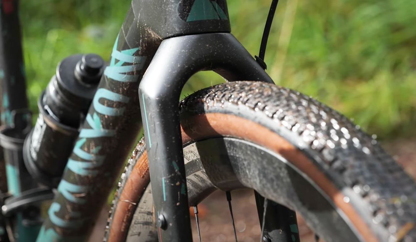 Adventure-focussed bikes usually have more tyre clearance