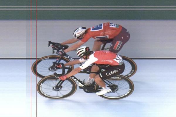 Tim Merlier just edged out Bryan Coquard on the line, as revealed by the photo finish