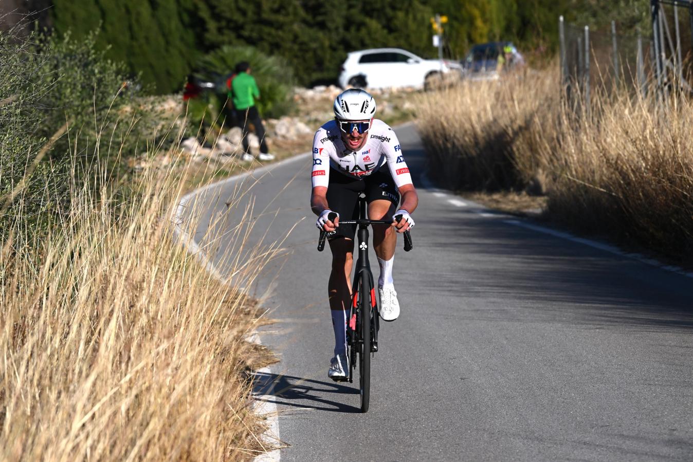 It drew a shy smile from McNulty when GCN posited that he should really be aiming for an overall victory in a WorldTour one-week, rather than simply eyeing up a podium berth