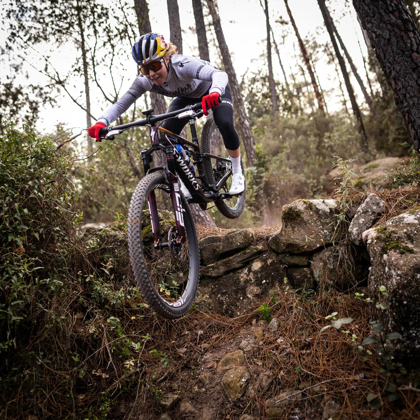 The Epic 8 has updated geometry and suspension kinematics aimed at increasing the bikes technical ability 