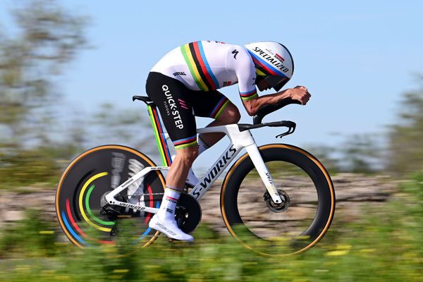 Remco Evenepoel on the stage 4 time trial at the Volta ao Algarve