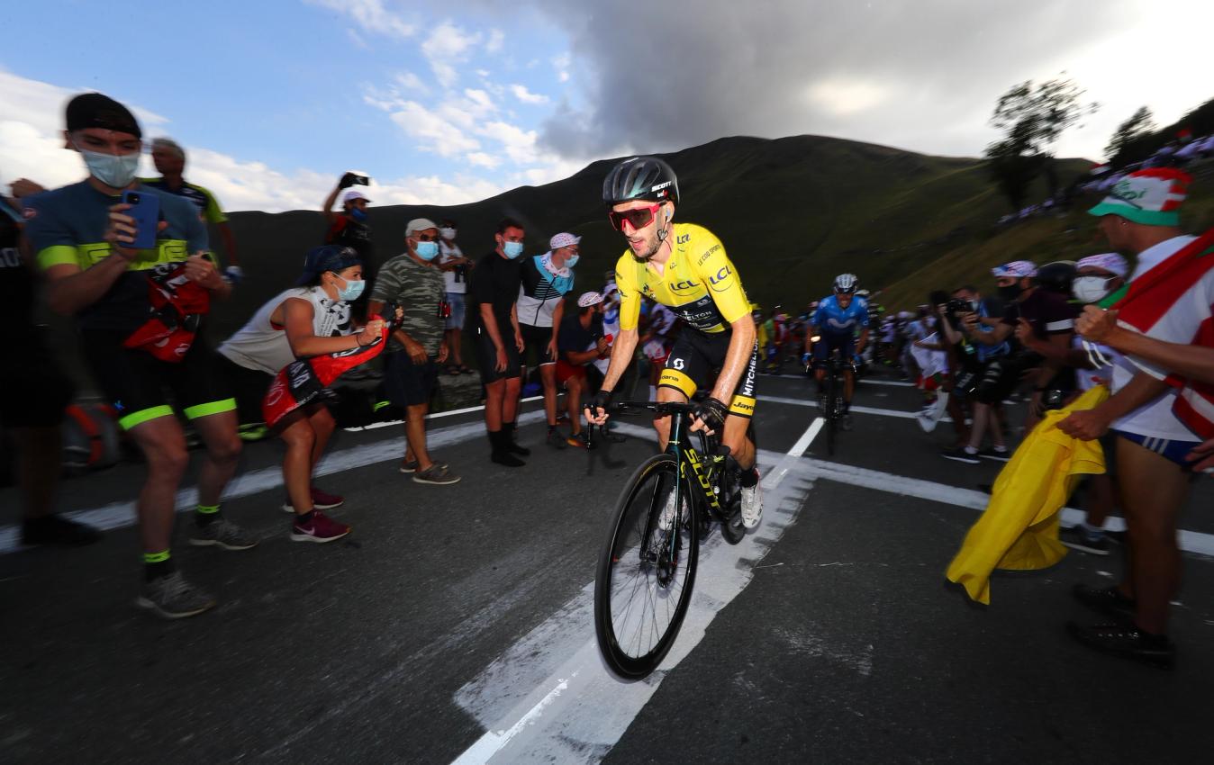 Adam Yates spent four days in the yellow jersey at the 2020 Tour de France