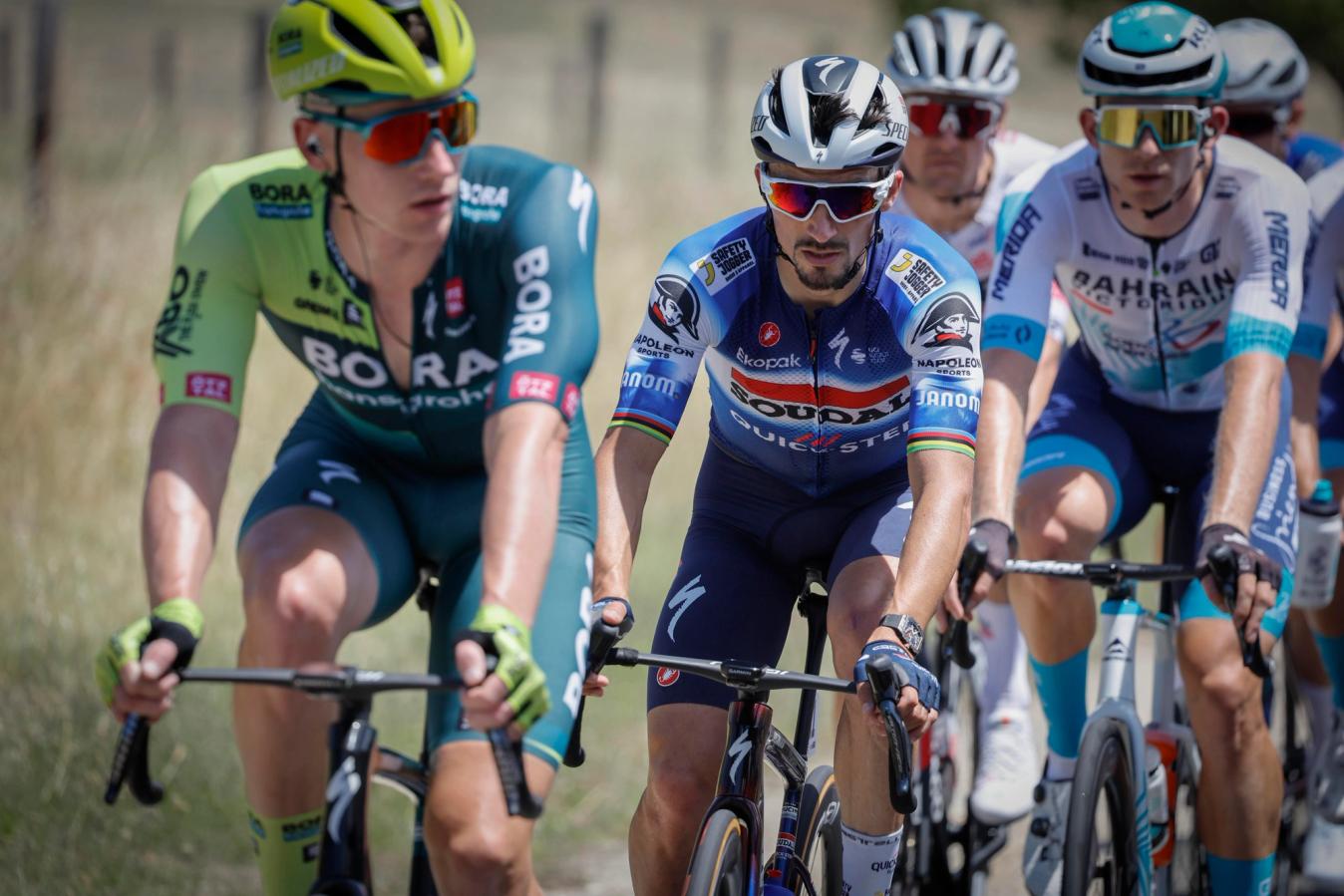 Alaphilippe was back in the wheels and looking sprightly at the Tour Down Under, as he prepares to return to former glories in 2024