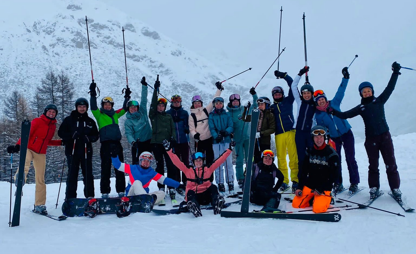 SD Worx swap bikes for skis on Livigno team camp GCN