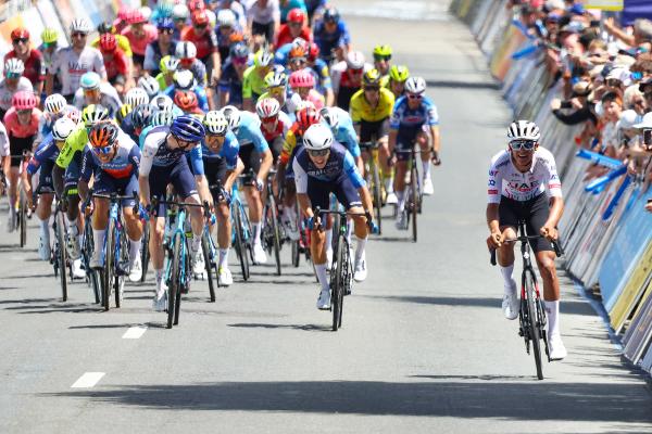 The sprinters in full flight couldn't close the gap to Isaac del Toro on stage 2 of the Tour Down Under