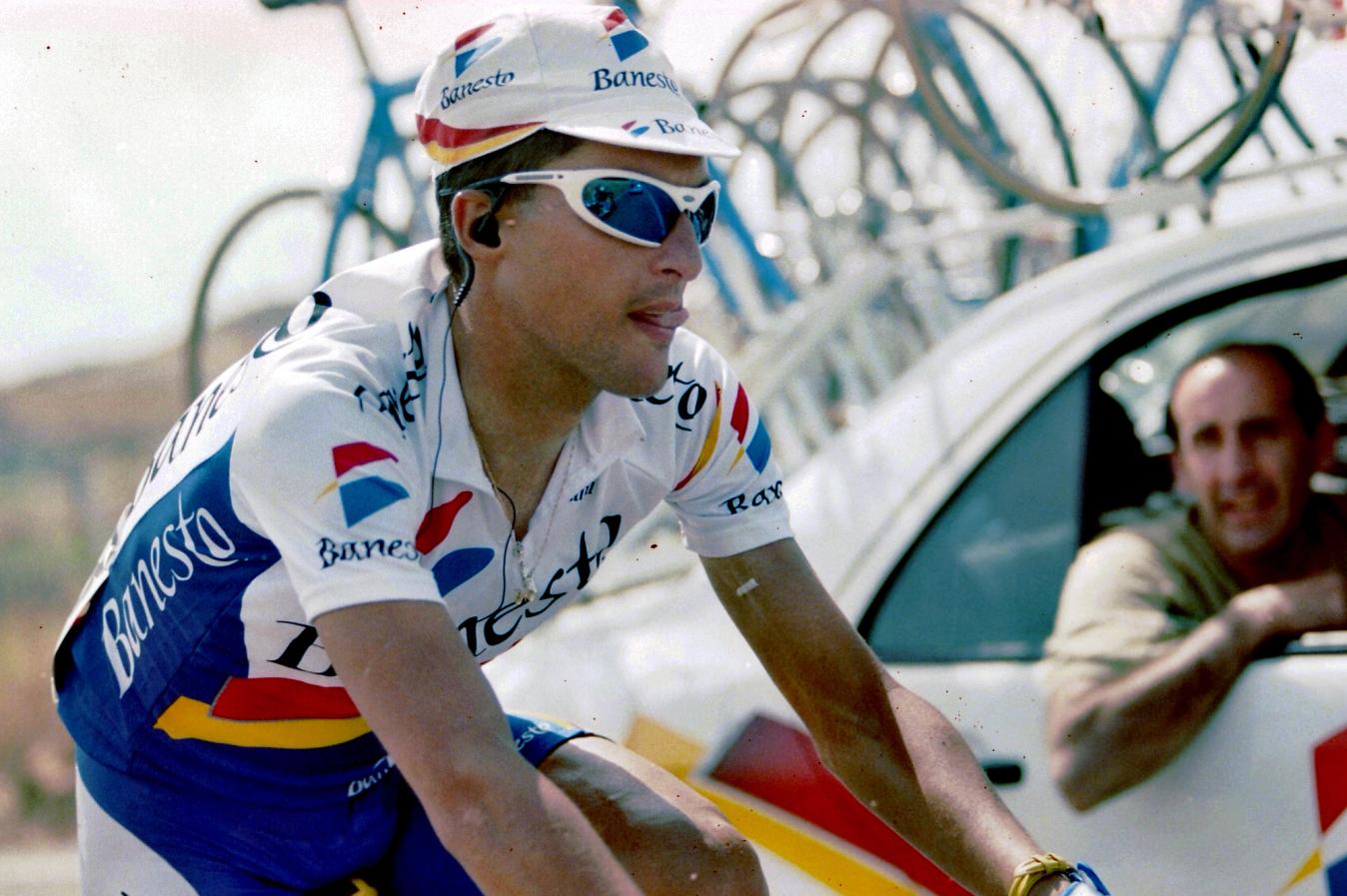 The Pinarello Dyna was used by Jose María Jiménez and his Banesto team in the mid-90s