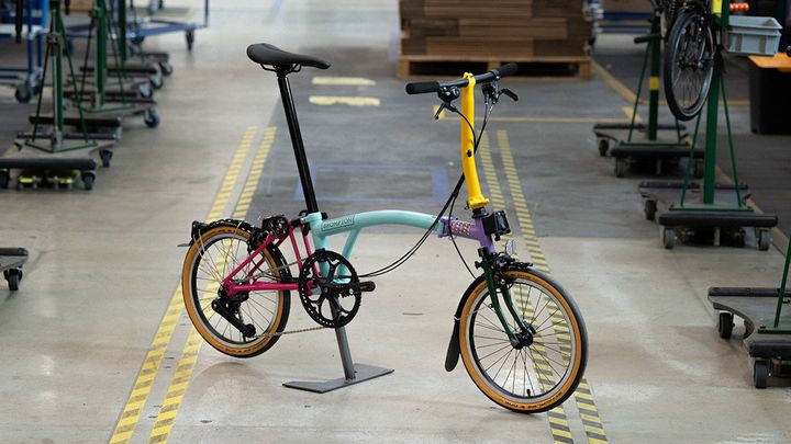 The new rims will feature on a special-edition bike created for the Brompton World Championships