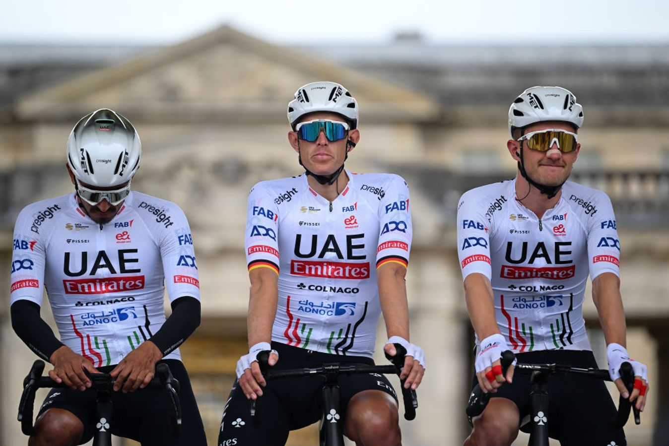 Nils Politt in the middle for UAE - here's their best hope for Roubaix