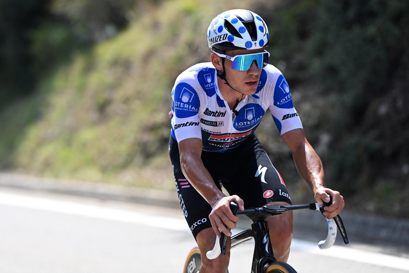 The polka-dot jersey is Remco Evenepoel's latest number at this year's Vuelta a España