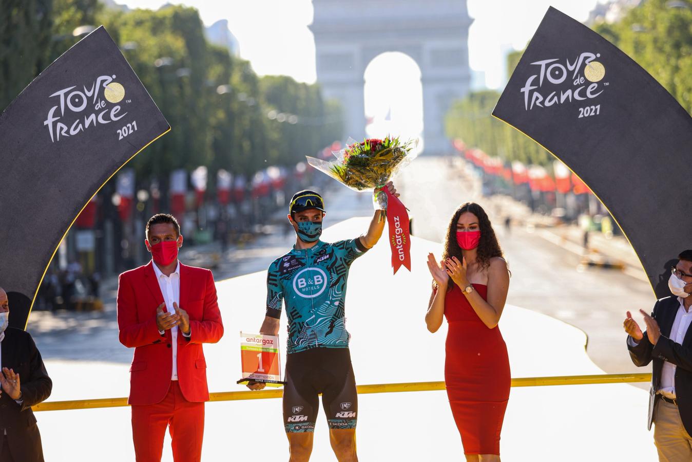 On Grand Tour debut at the 2021 Tour de France, Franck Bonnamour was awarded the overall combativity award