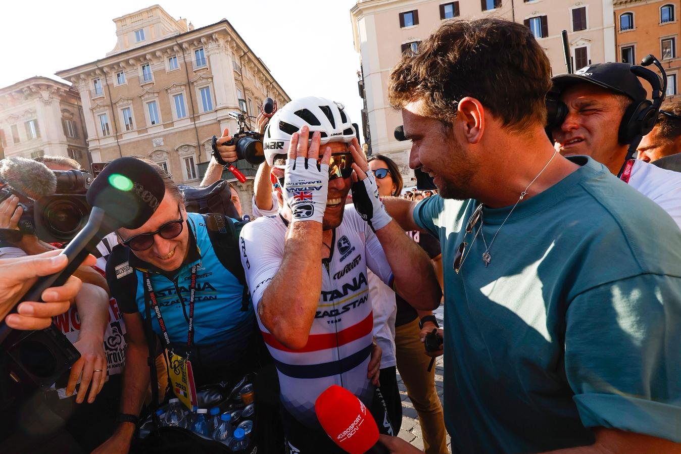 The racing did, however, provide a great capstone to the Giro, with Mark Cavendish taking a huge sprint victory