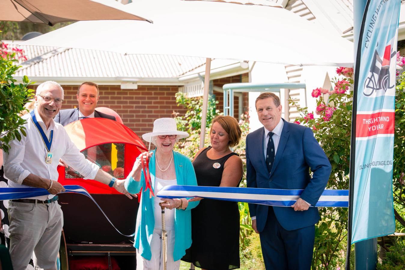 Cutting the ribbon at a new chapter in Australia