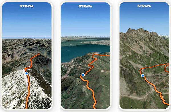 The new Strava Flyover feature
