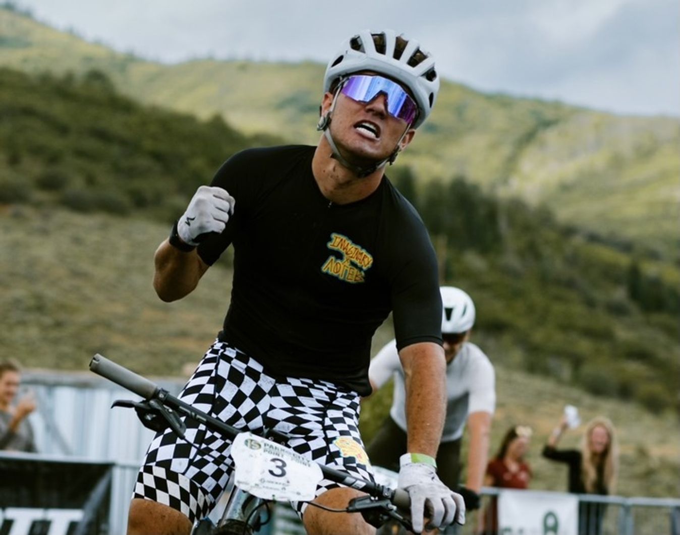 This past summer Glasgow won the Park City Point To Point mountain bike race, proving his metal against some of the best off-road cyclists in the country