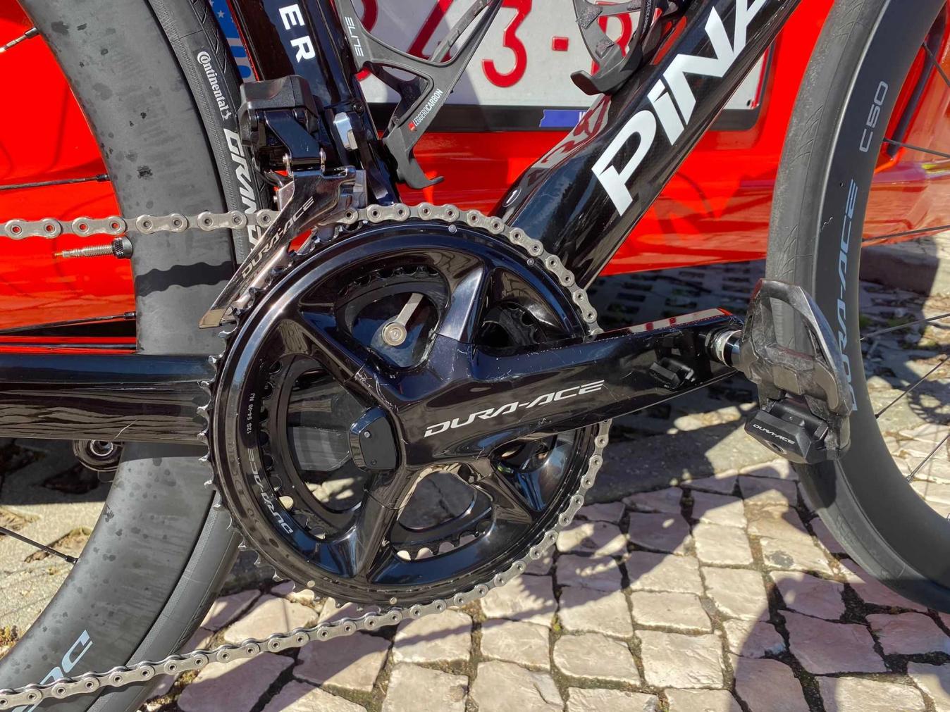 The Shimano Dura-Ace Di2 groupset