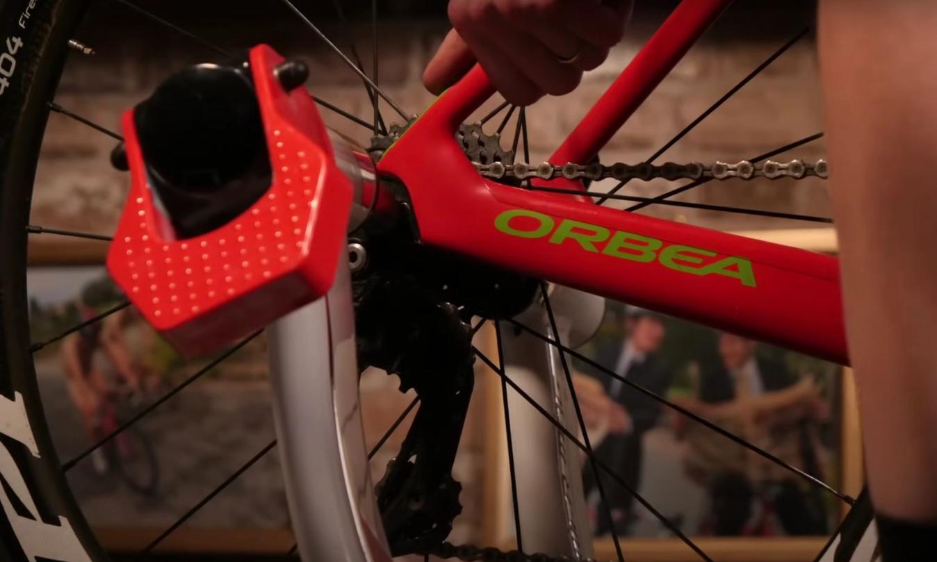 With a wheel on trainer, sprint efforts can be difficult with the potential for wheel slip 