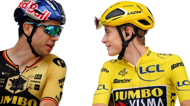 Wout Van Aert (left) and Jonas Vingegaard (right) have been integral to Visma-Lease a Bike's Tour de France squads for years