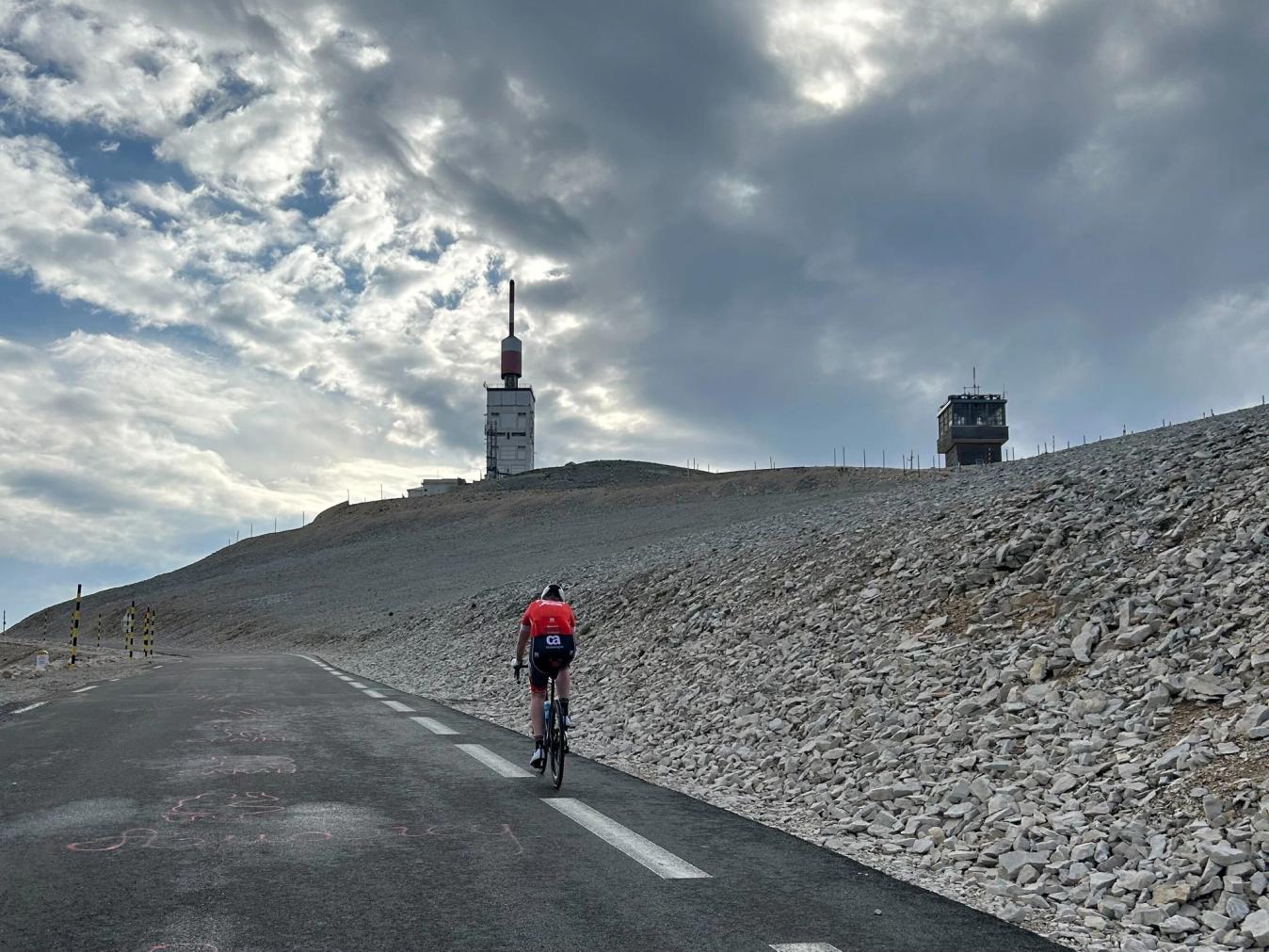 In complete contrast to what I had grown up watching at the Tour de France, there was barely a soul on the slopes of Mont Ventoux during my final ascent of the day