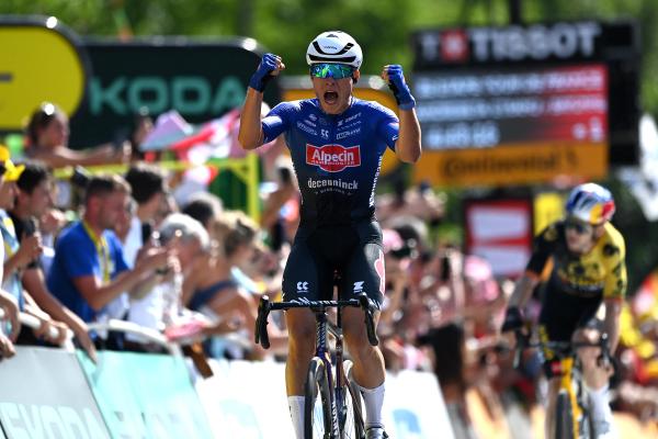 Philipsen claimed his third Tour de France stage win.