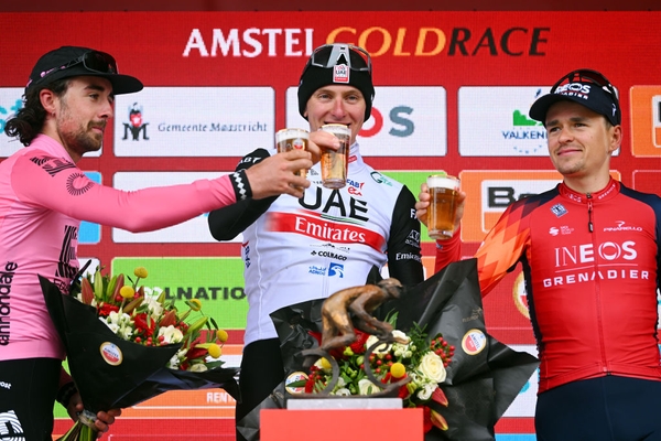 Tadej Pogačar stormed to victory at the 2023 Amstel Gold Race
