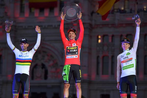 Primož Roglič has the second-most Vuelta a España wins with three