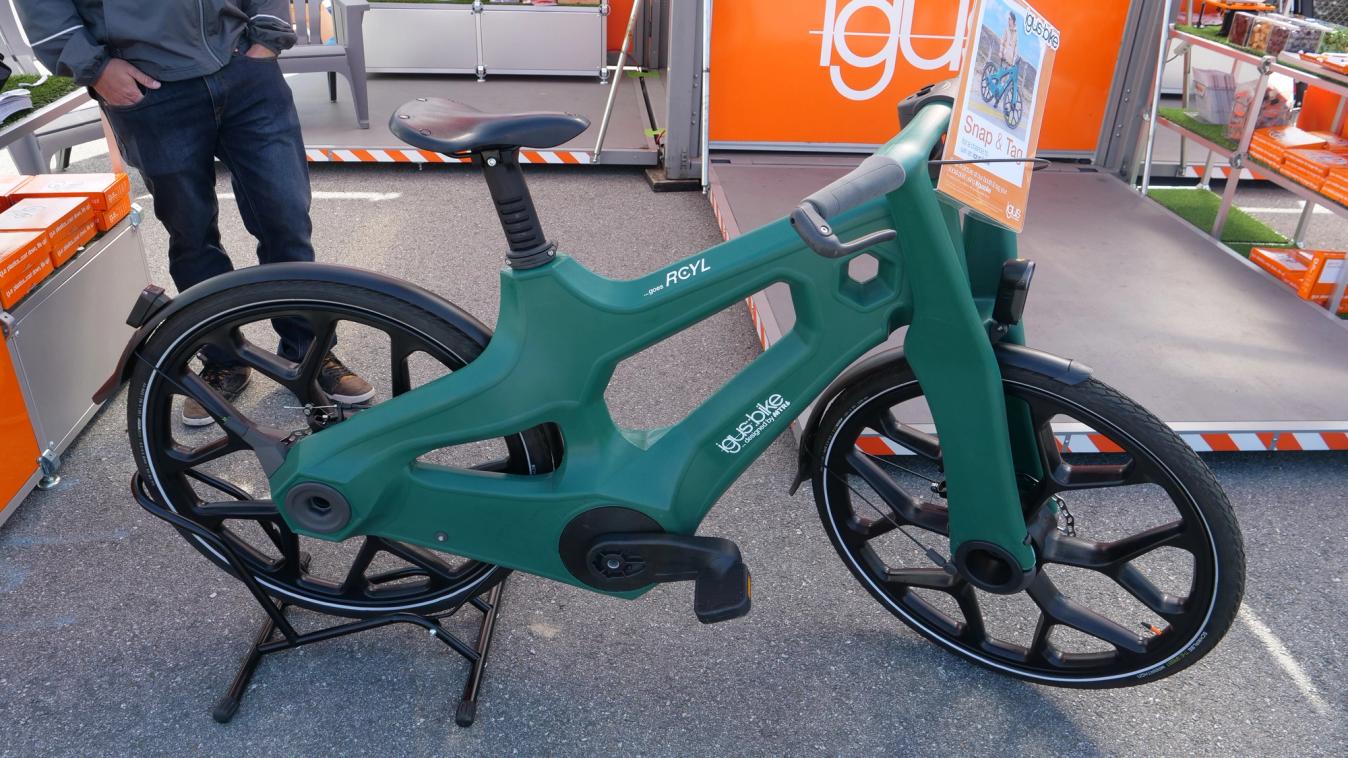 The Igus bike is made out of almost entirely recycled materials