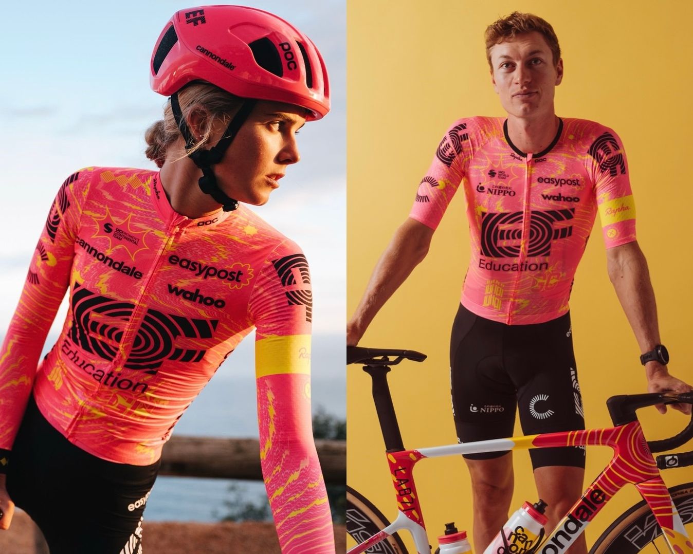EF Education-Cannondale and EF Education-EasyPost will wear the same kits in 2024, bar the odd sponsor change